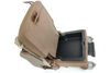 19-23 Dodge Ram 1500 Center Console Jump Seat Storage & Cupholder BR - BIGGSMOTORING.COM