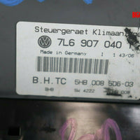 2008-2010 VW Touareg Ac Heater Climate Control Unit7L6 907 040