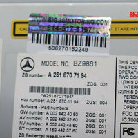 2006-2009 Mercedes Benz W251R350 R500  Navigation Radio Cd Player A2518707194 - BIGGSMOTORING.COM