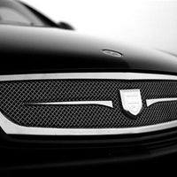 2005-2010 MERCEDES BENZ  CLS550 ASANTI  CHROME MESH FRONT GRILL SET - BIGGSMOTORING.COM