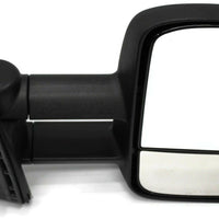 2007-2014 Chevy Silverado Avalanche Passenger Side Manual Door Mirror Black