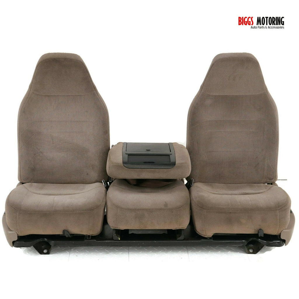 1992-1996 Ford F150 F250 F350 Bronco Driver & Passenger Side + Jump Seat Cloth - BIGGSMOTORING.COM