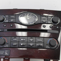 2012-2013 INFINITI  G37 DASH CD RADIO CLOCK CLIMATE CONTROL