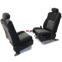 1999-2010 Factory OEM Used Ford F250 F350 Super Duty Extended Cab Front Seats - BIGGSMOTORING.COM