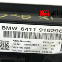 2007-2011 BMW E90 325i 328i Ac Heater Climate Control Unit 6411 9162983-01