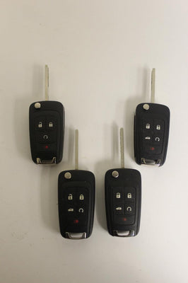 Lot Of 4 Buick  Key Fob Remotes Smart Keys Flip Key