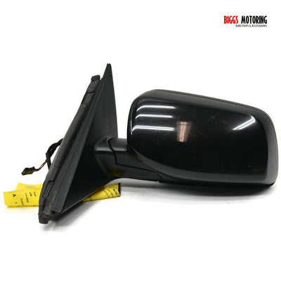 2005-2010 BMW 528i Driver Left Side Power Door Mirror Black 34196 - BIGGSMOTORING.COM