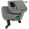 1999-2010 Ford F250 Center Console Jump Seat W/ Storage & Cup Holder Gray - BIGGSMOTORING.COM