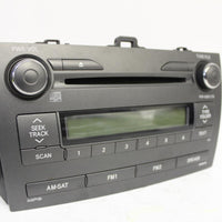 2010-2011 TOYOTA COROLLA RADIO STEREO CD PLAYER 86120-02E60 face id #11858