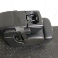 04-08 Ford F 150 Black  Leather Console Jump Seat F150 Lariat 2007 4 Cup Holders - BIGGSMOTORING.COM