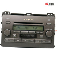 2003-2005 Lexus GX470 Radio Stereo Cassette 6 Disc Changer Cd Player 86120-60490 - BIGGSMOTORING.COM