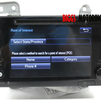 2016-2019 Toyota Tacoma Navi Radio Cd Player Touch Display Screen 86100-08031