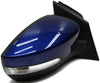 15 16 17  Ford Focus Passenger Right  Side Power Door Mirror Blue - BIGGSMOTORING.COM