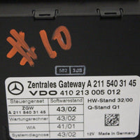 2003-2006 Mercedes Benz W211 E320 Centeral Gateway Module A 211 540 31 45 - BIGGSMOTORING.COM