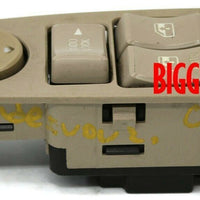 2004-2007 Buick Rendezvous Driver Left Side Power Window Switch Tan - BIGGSMOTORING.COM