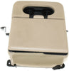 1999-2010 Ford F250 Center Console Jump Seat  W/ Storage  & Cup Holder Tan - BIGGSMOTORING.COM