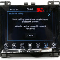 15-20  Dodge Chrysler JEEP Ram SRT UAQ Navigation Radio 68274757AD CARPLAY ANDRI - BIGGSMOTORING.COM