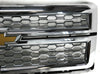 2014-2015 Chevy Silverado LTZ Front Bumper Mesh Chrome Grille