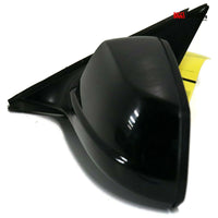 2009-2016 Bmw 535i Driver Left Side Power Door Mirror Black 35591