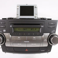 2008-2012 TOYOTA HIGHLANDER JBL RADIO 6 DISC CHANGER CD PLAYER 86120-48E60