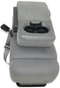 2004-2008  Ford F150  Front Center Console Jump Seat W/ Cup Holder Gray - BIGGSMOTORING.COM