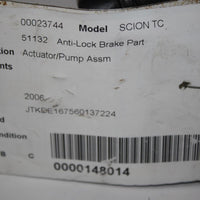 2005-2010 SCION TC ANTI LOCK ABS BRAKE PUMP MODULE 44540-21080 - BIGGSMOTORING.COM