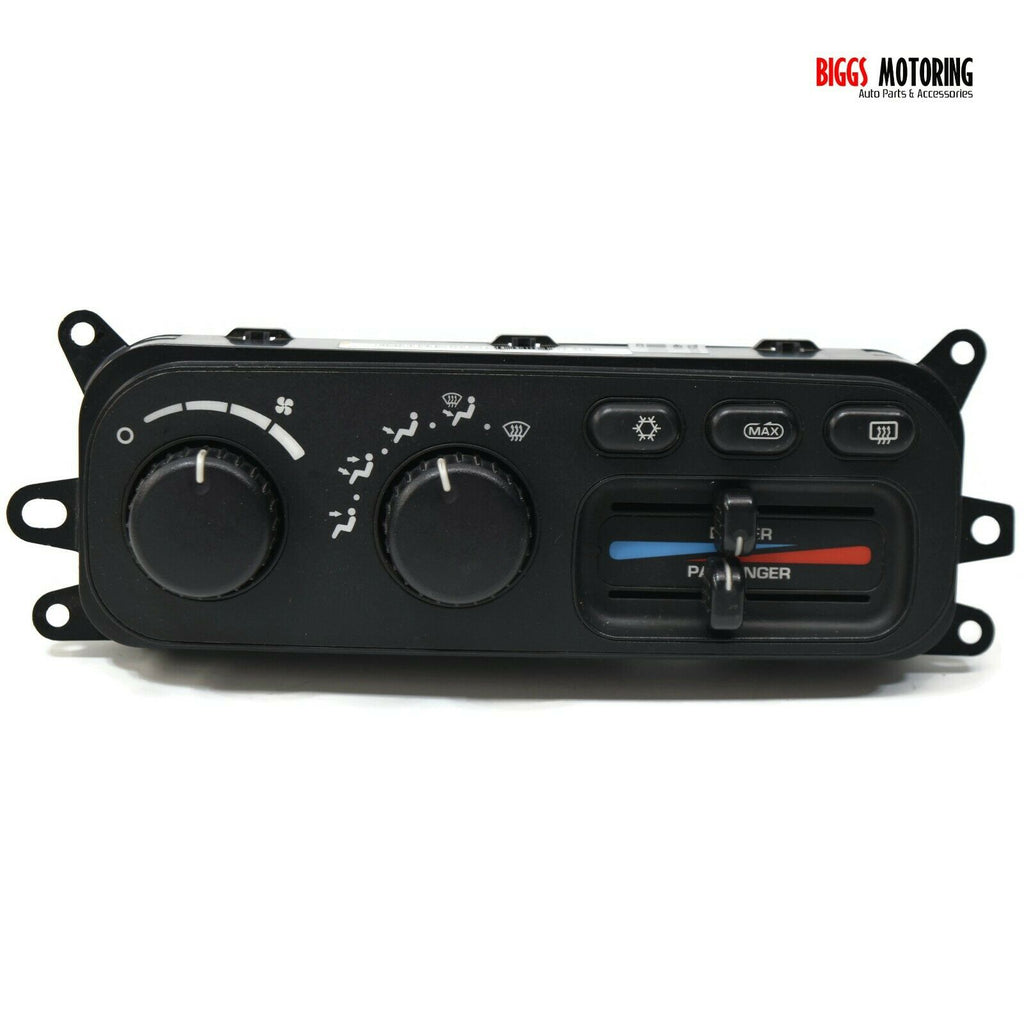 2002-2005 Dodge Ram Dual Ac Heater Climate Control Unit P55056323AB - BIGGSMOTORING.COM