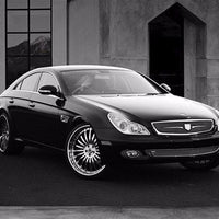 2005-2010 MERCEDES BENZ  CLS550 ASANTI  CHROME MESH FRONT GRILL SET - BIGGSMOTORING.COM