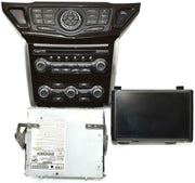 13-16 Nissan Pathfinder Radio CD Player  Display Screen  (3 Pieces) 25915-1JA1B - BIGGSMOTORING.COM