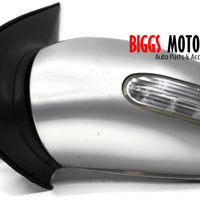 2002-2005 Mercedes Benz ML500 W163 Driver Left Side Door Mirror Silver - BIGGSMOTORING.COM