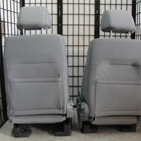 2009-2014 Ford F150 Grey Cloth  Front Seats With Side Bags Driver Power Pass Man