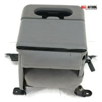 1999-2010 Ford F250 Center Console Jump Seat W/ Storage & Cup Holder Gray - BIGGSMOTORING.COM