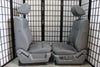 2009-2014 Ford F150 Grey Cloth  Front Seats With Side Bags Driver Power Pass Man