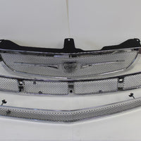 2005-2010 MERCEDES BENZ  CLS550 ASANTI  CHROME MESH FRONT GRILL SET - BIGGSMOTORING.COM