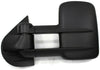 2007-2014 Chevy Silverado Avalanche Driver Left Side Manual Door Mirror Black