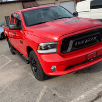 2018 Ram 1500 Crew Cab 3.6L 4X4 Red 8.4 Touch screen 5.7 bed liner many upgrades