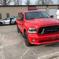 2018 Ram 1500 Crew Cab 3.6L 4X4 Red 8.4 Touch screen 5.7 bed liner many upgrades