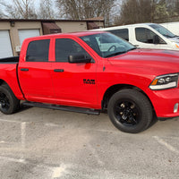 2018 Ram 1500 Crew Cab 3.6L 4X4 Red 8.4 Touch screen 5.7 bed liner many upgrades