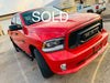 2018 Ram 1500 Crew Cab 3.6L 4X4 Red 8.4 Touch screen 5.7 bed liner many upgrades