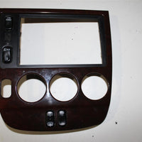 99-03 MERCEDES BENZ W163 ML ML320 ML430 WOOD GRAIN DASH BEZEL W/ RADIO SWITCHES