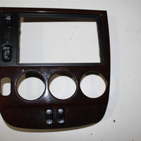 99-03 MERCEDES BENZ W163 ML ML320 ML430 WOOD GRAIN DASH BEZEL W/ RADIO SWITCHES