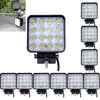 1-10Pcs 48W LED Work Light Car Truck SUV Offroad Beam Light LED Spotlight IP67 - BIGGSMOTORING.COM