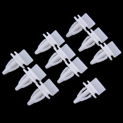 10Pc Push Rivet Retainer Fastener Panel Skirt Sill Clips For Honda For Accord - BIGGSMOTORING.COM