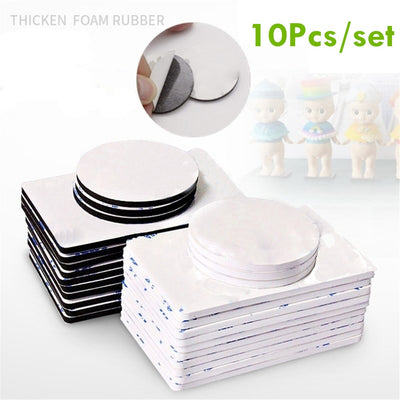 10Pcs Double Sided Tape Strong Adhesive Black Foam Tape For Cell Phone Repair Gasket Screen Square Car & Home Use Adhesives  27 - BIGGSMOTORING.COM