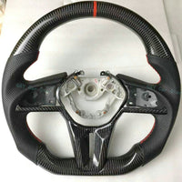 2017-2021  Fits - Nissan R35 GTR Customize Carbon Fiber Steering Wheel FLAT BOTTOM